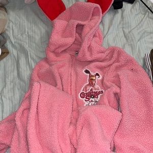 Fuzzy Christmas Story Onesie!